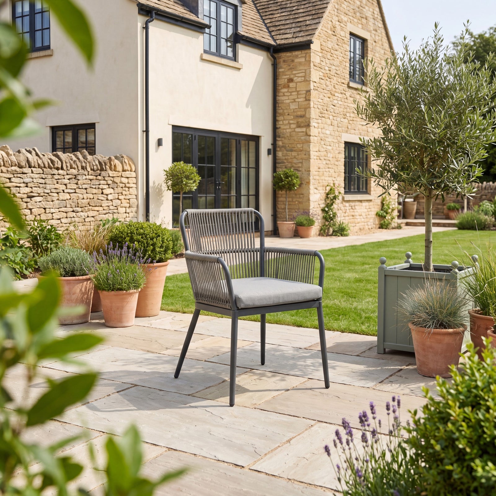 Westcott 4 Seater Garden Dining Set | Grey