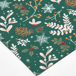 Festive Forest Green Christmas Table Runner | 35cm x 180cm | Green