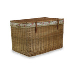 Wicker Large Light Steamed Storage Hamper | Pink