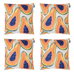Fruit Print Set Of 4 Outdoor Cushion