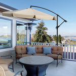 2.7m Cantilever Parasol Banana W/ Crank Handle