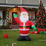 2.4m H Christmas Inflatable Outdoor Decorations With Led Lights