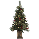 4ft Prelit Christmas Tree, 100 Led Lights, Modes