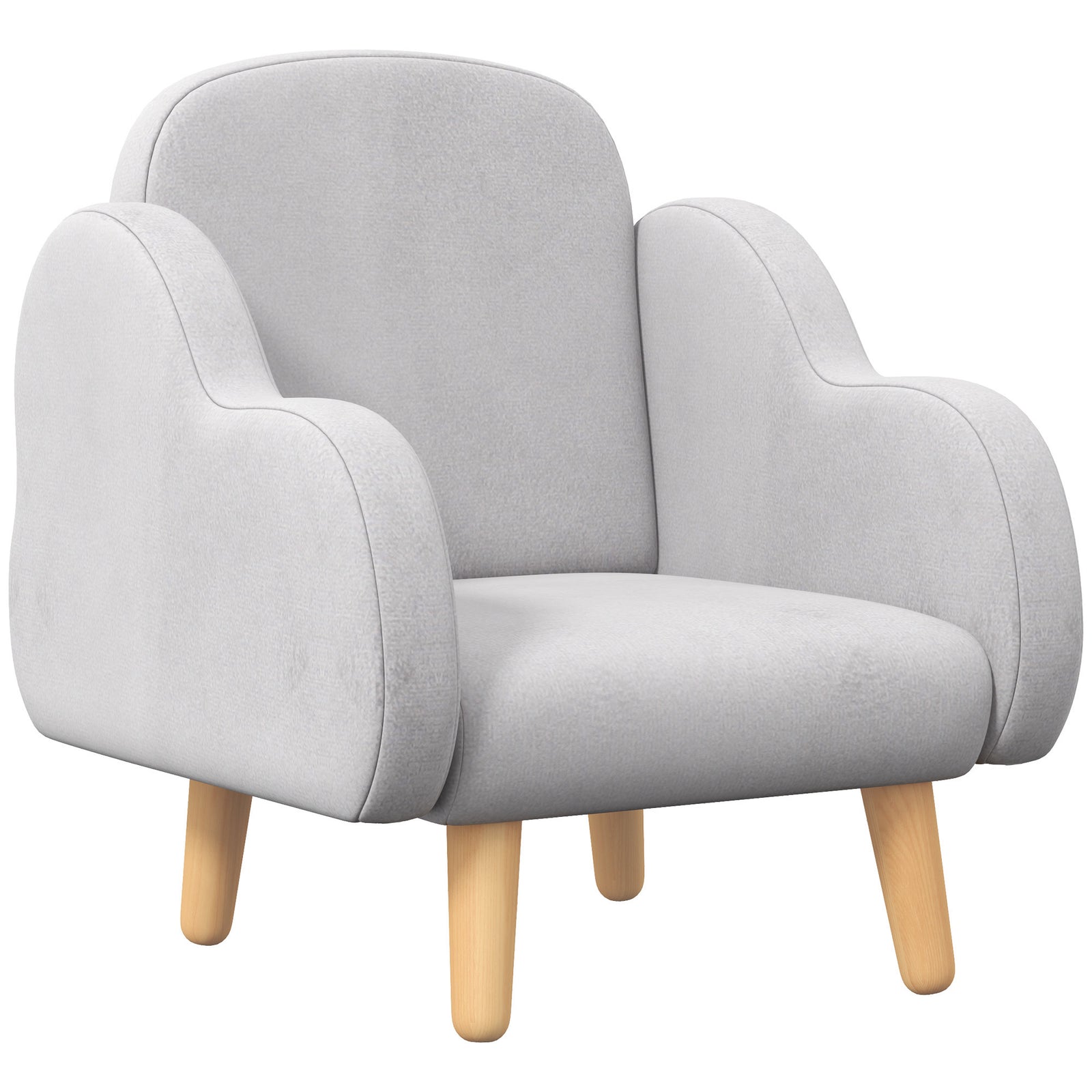 Cloud-shaped Toddler Armchair, Kids Chair, 1.5-3 Years