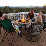60cm Fire Pit W/ Mosaic Outer & Poker