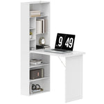 Convertible Desk With Whiteboard Multi-function Workstation | One Size | White