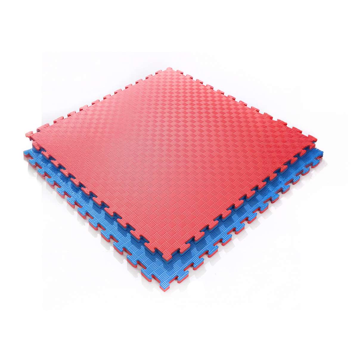 40mm Premium Reversible Eva Tatami Foam Mats  | Set-of-4 | Red & Blue