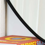 Izumi - Metal Irregular Pebble Mirror | 120cm x 90cm | Black