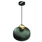 Harald Pendant Lamp 1xe27 A Stylish Hand Made 30cm Lamp | Green