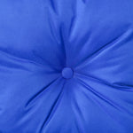 3 Pcs Pe Rattan Garden Sofa Set W/ 2 Chairs & Storage Table | Blue