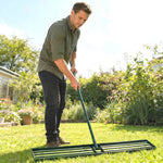 113 X 26 Cm Lawn Levelling Rake With 169 Cm Handle
