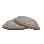 Artisan Furniture 2 Grey Mini Diamond Tassle Cushions