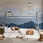 Montessori Kids Bed – 190cm X 90cm Solid Pine Wood House Bed Frame With Headboard And Footboard, White & Grey Toddler Single Bed"