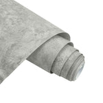 Grey Industrial Cement Pvc Wallpaper Self Adhesive