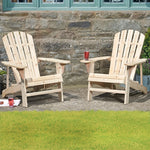 Garden_Gear Wooden Adirondack Chair x 1