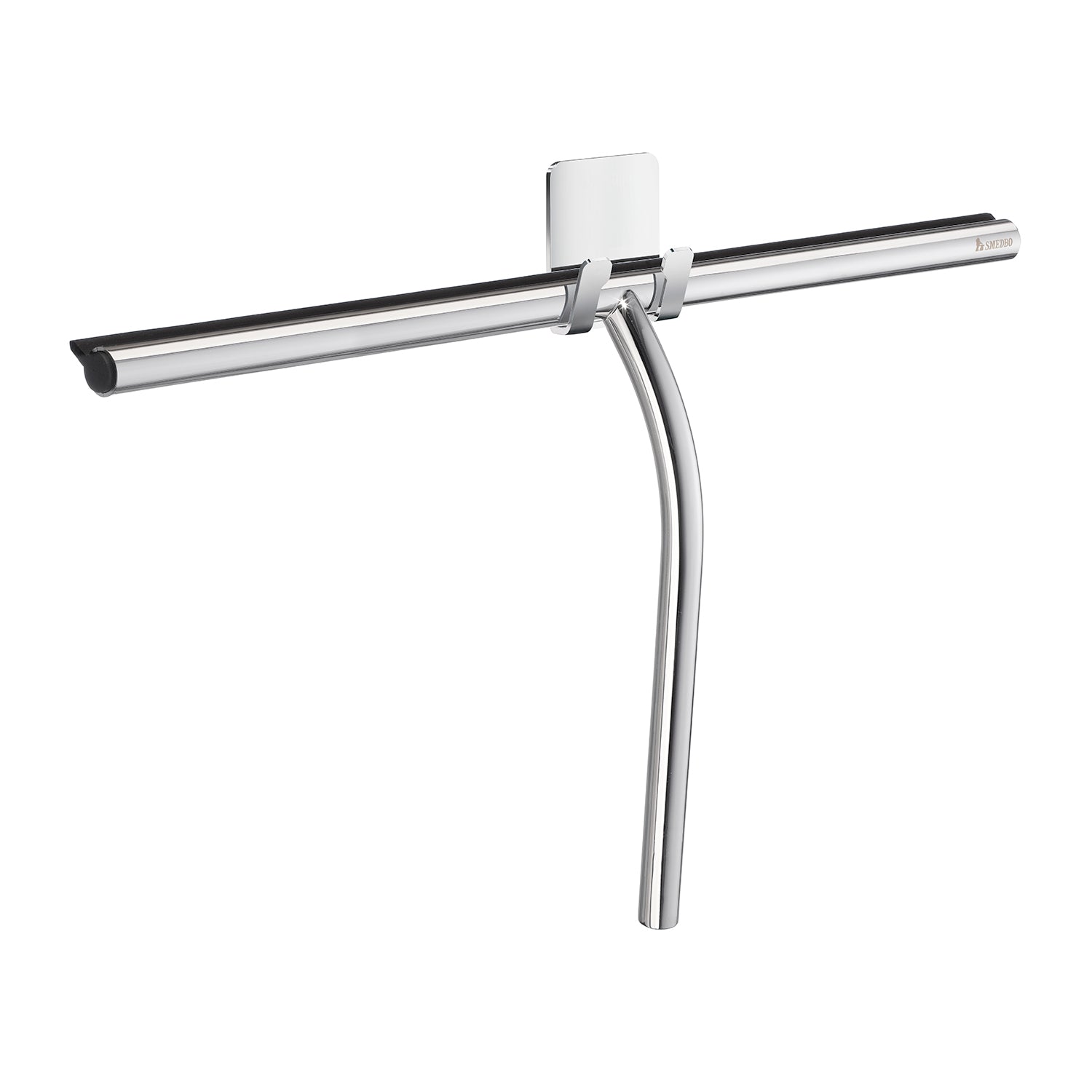 Stainless Steel Extra Wide Squeegee With Self-adhesive Hook | Polished Chrome