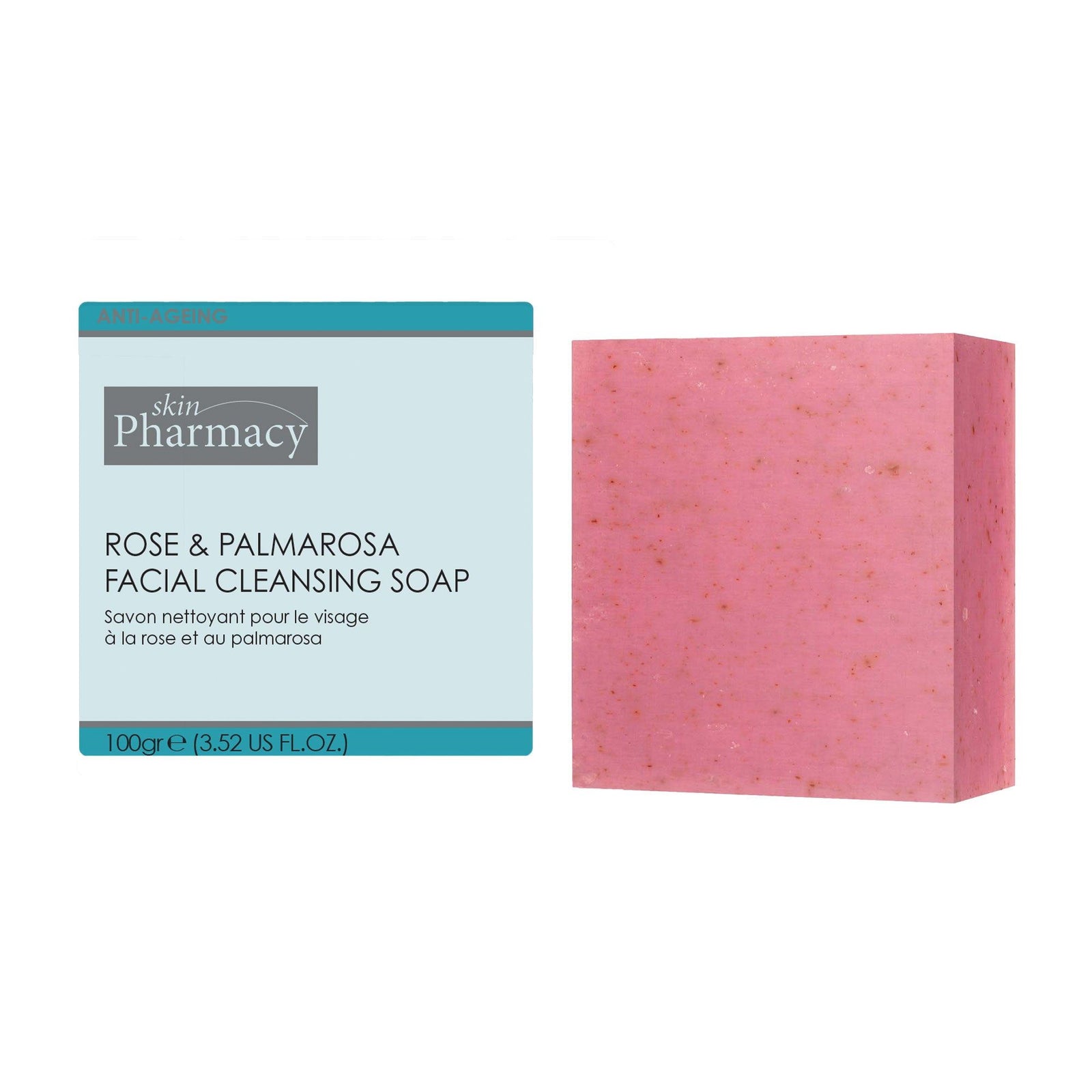 Rose Anti-ageing Facial Cleansing Soap 100g For Hydration And Soothing