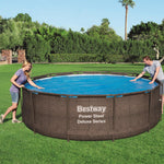 Flowclear Above Ground Fast Set 12ft Solar Swimming Pool Cover