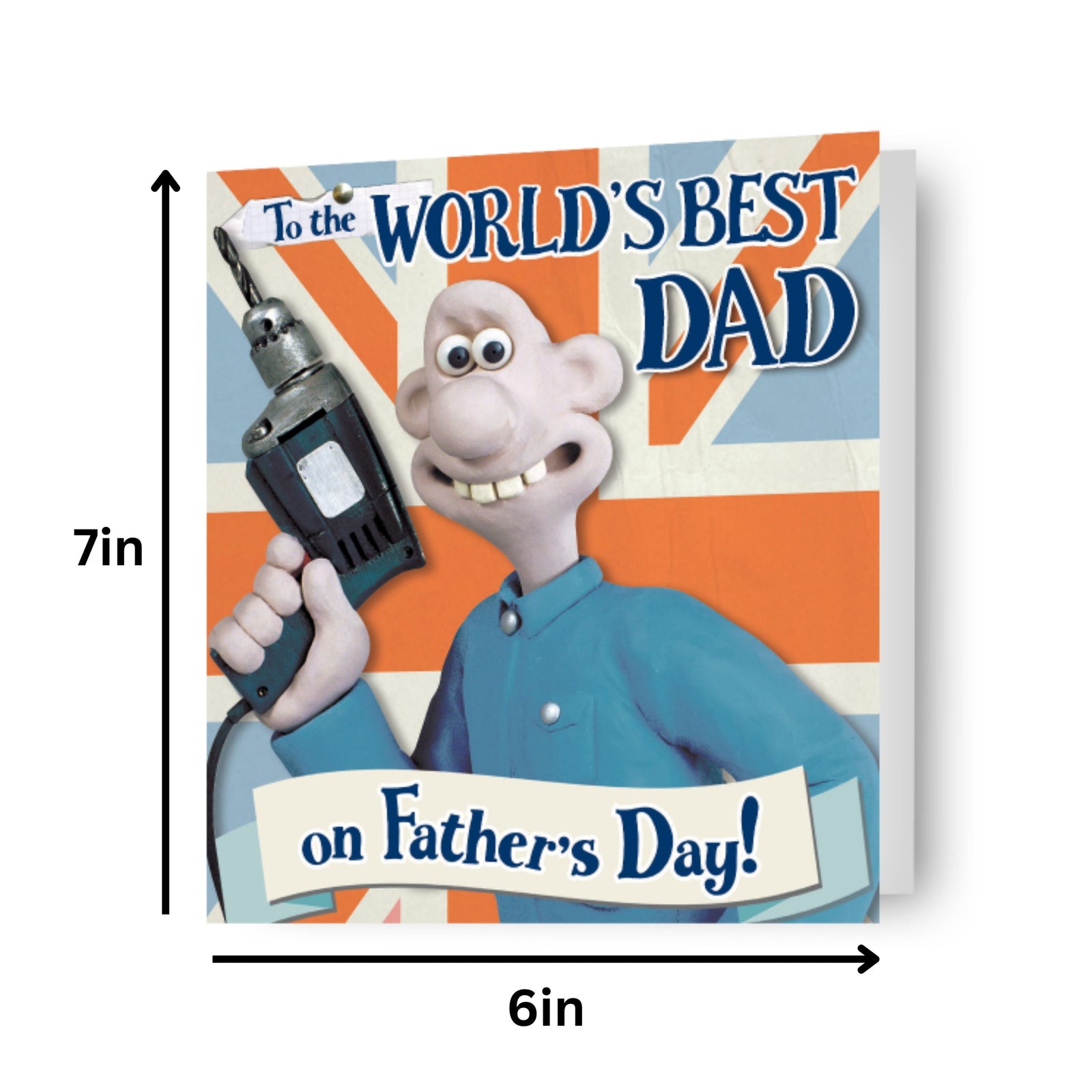 World's Best Dad' Father's Day Card Official Product