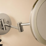 Mirror Wall Mounted, X5, Adjustable Led, Matt Black, Architect Collection