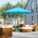 2.6m Parasol With Tilt And Crank | Blue