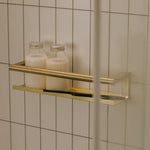 Bathroom Shelf, Organizer, Glass Wiper Matt White Architect S+ Collection