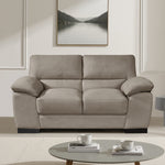 Mellette Soft Fabric 2 Seat Sofa | Brown