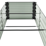Rectangular Garden Bed – Durable Steel Planter With Safe Edges, 240cm W X 80cm D X 45cm H, Spacious Vegetable Growing Area