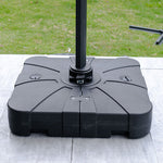 Hdpe Square Plastic Outdoor Umbrella Stand Parasol Base