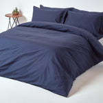 Egyptian Cotton Fitted Sheet 200 Tc | Single | Navy Blue