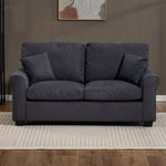 Lewiston Fabric Pull Out Sofabed | Charcoal Grey