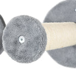 5pcs Cat Wall Furniture With Perch, Cat Condo, Scratching Post - Grey
