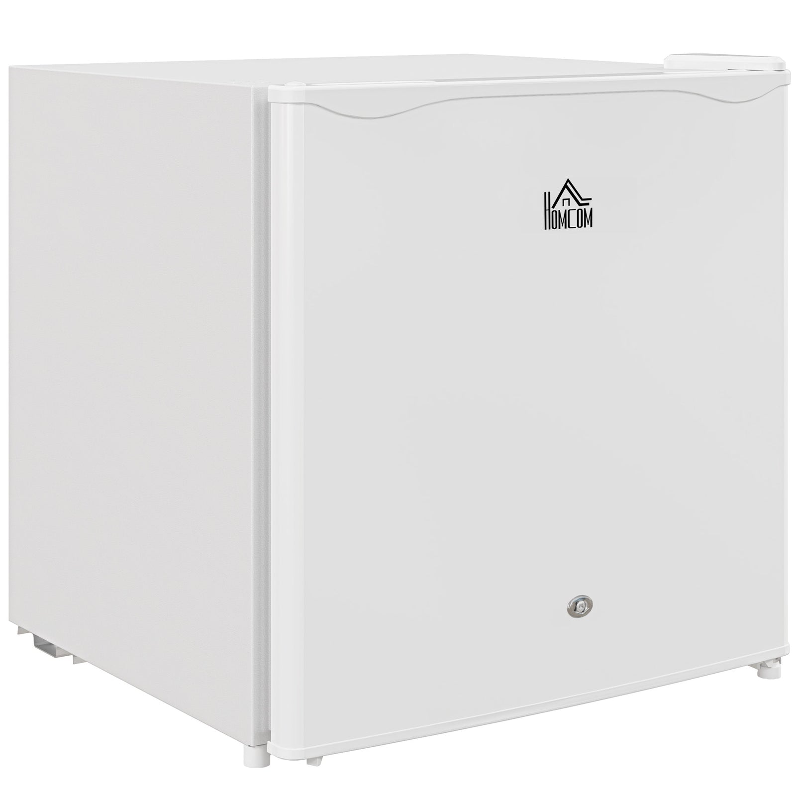 46l Counter Top Fridge Mini Fridge With Lock Chiller Box | One Size | Cream