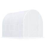 Garden Greenhouse Polytunnel 2.5lx2w M