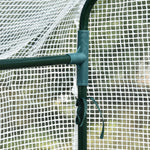 Walk-in Garden Greenhouse 186x120x190cm - White