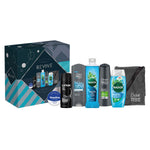 The Revive Collection Box 6 Pieces Multi-branded Gift Set For Him With Gym Towel