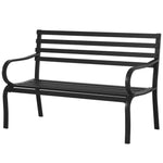 2 Seater Bench Outdoor Metal Loveseat