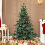 Christmas Tree, Hinged Xmas Tree With Realistic Branches | 5ft | Green