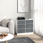 Chests Of Drawer Fabric Dresser Storage Cabinet W/ 6 Drawers