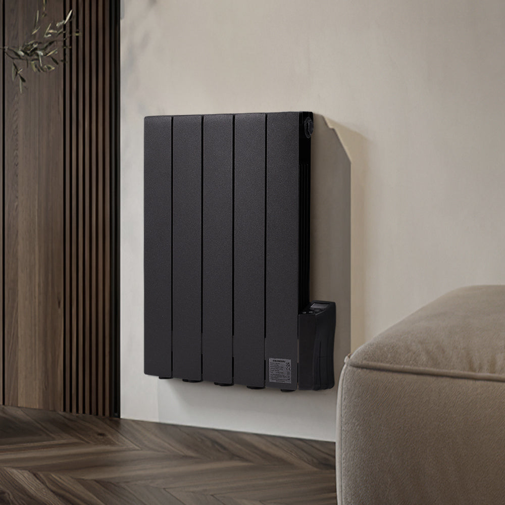 Oil-filled Radiator Space Heater With Led Display, 7-day/24-hour Timer, Adjustable Thermostat & Overheat Protection | 900w