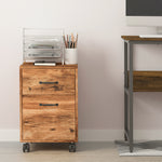 Roll File Cabinet With Drawer Hanging File Folder Organizer