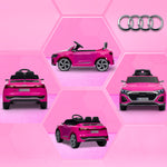 Aiyaplay Audi Q8 E-tron Sportback Kids Electric Car W/ Remote | Pink