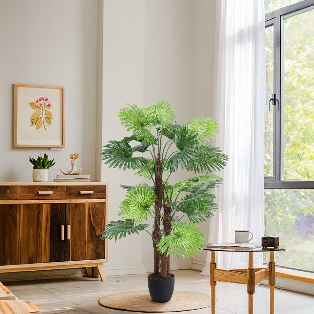 120cm Artificial Palm Tree In Pot For Decoration