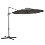 3m Cantilever Parasol W/ 360° Rotation & Base