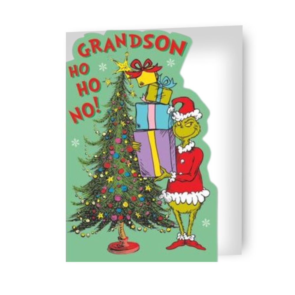 Grandson Christmas Card Official Product