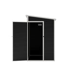 Breeins 8 X 4ft Garden Outdoor Tool Storage Shed With Pent Roof