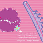 Peppa Pig Granddaughter Birthday Card With Badge Official Product