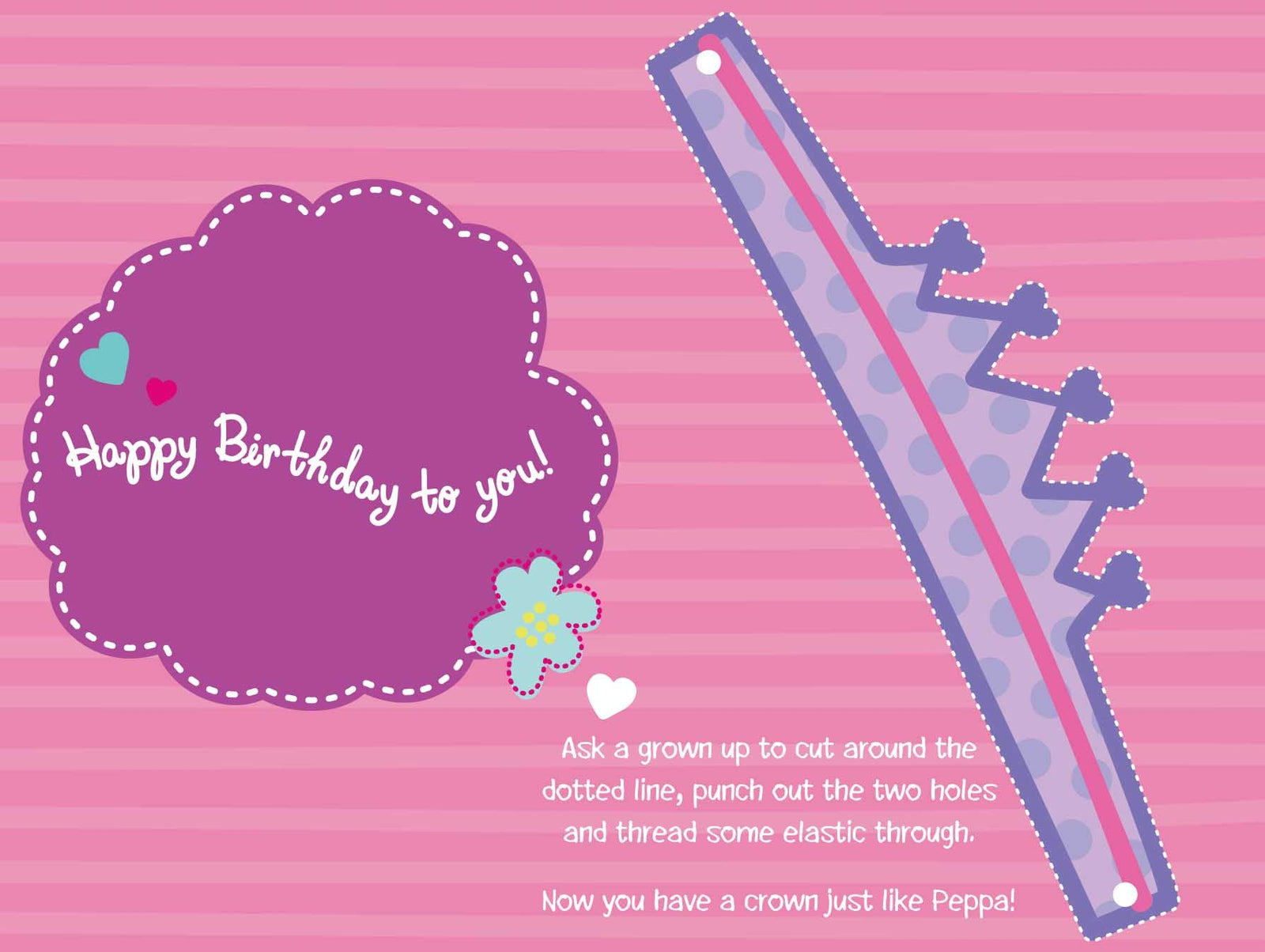 Peppa Pig Granddaughter Birthday Card With Badge Official Product