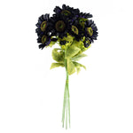 Pack Of 6 X 88cm Purple Artificial Sunflower - 18 Heads
