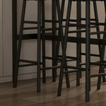 Bar Table And Stool Set Kitchen Table With 2/4 Stools | Set of 5 | Brown